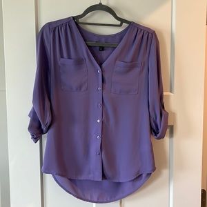 Express portofino top. Pastel purple/lilac. Size XS. NWT.